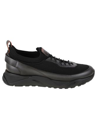 Santoni Inno Calza Polyester-Blend Low-Top Sneakers