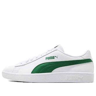 Puma Smash V2 White Green 365215-03