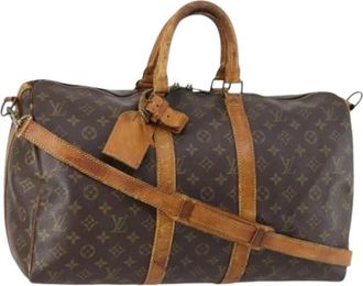 Louis Vuitton Pre-owned Weekend Bags, female, Brown, Size: ONE SIZE Pre-owned Weekend Bag