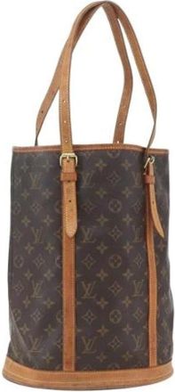 Louis Vuitton Pre-owned Bucket Bags, female, Brown, Size: ONE SIZE Pre-owned Canvas louis-vuitton-bags
