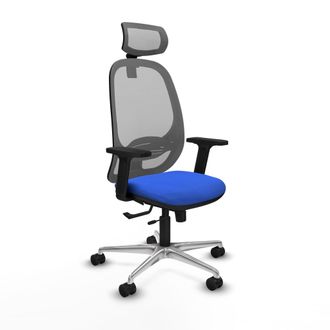Piqueras y Crespo Silla Ergon&oacute;mica Piqueras Y Crespo Cilanco Gris Bali Brazos Ajustables
