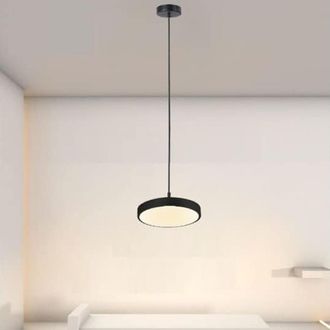 Trade Shop Trade Shop Traesio - Trade Shop - Led Resumen 40w Nero Cerchio Minimal Luce 4000k 32897