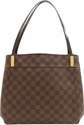 Louis Vuitton Damier Damier Canvas Ebene Damier Canvas Tote Bag (Pre-Owned)