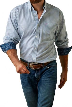 Ariat Wrinkle Free Emerson Classic Button-Down Shirt In White