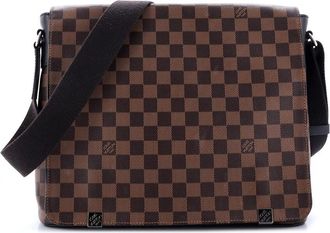 Louis Vuitton Brown Damier District Nm Mm (Authentic Pre-Loved)