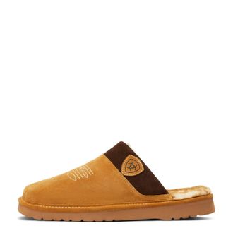 Ariat Mens Silversmith Square Toe Slipper In Chestnut