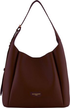 Pourchet Tassen, Dames, Rood, ONE Size, Leer, S&eacute;vign&eacute; Schoudertas