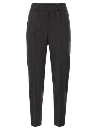 PESERICO Pantal&oacute;n Tapered Peserico De Lana Virgen Y Cashmere Con Cinturilla El&aacute;stica