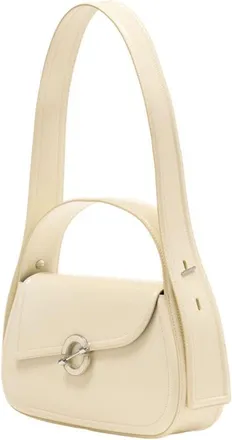 Sams&oslash;e & Sams&oslash;e Womens Sahero Shoulder Bag Ivory Calfskin