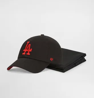 Dolce & Gabbana X 47 Los Angeles Dodgers Drill Balaclava - Man Hats And Gloves Black Onesize