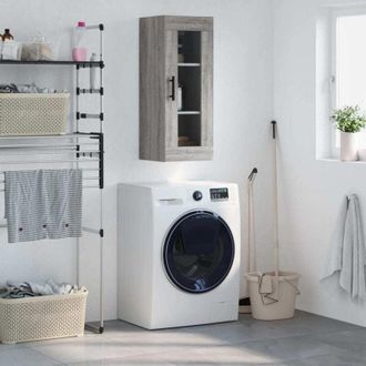 vidaXL Armario De Pared Gris Sonoma 34,5x34x90 Cm Vidaxl