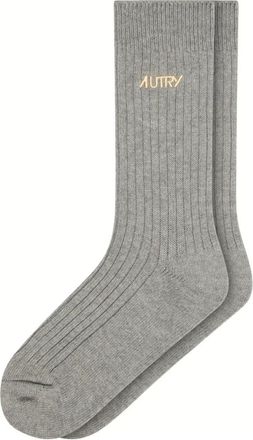 Autry Calcetines de Algod&oacute;n Acanalado - Underwear - Hombre - Gris - M