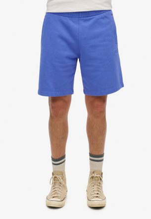 Superdry Jerseyhose SUPERDRY SD-ESSENTIAL LOGO JERSEY SHORT UB, Herren, Gr. XXL, N-Gr, blau (chambray blau), Jersey, Obermaterial: 80% Baumwolle, 20% Polyester