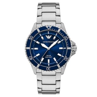 Emporio Armani Wereld Explorer Heren Zilver Horloge AR11697
