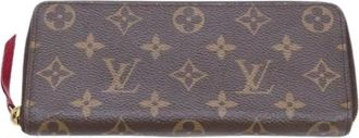 Louis Vuitton Pre-owned Monogram Long Wallet - Dames - Pre-owned - Bruin - Maat: ONE Size Leer