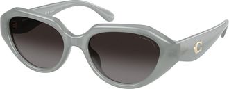 Coach HC8433U CBY77 Polarized 5905T3 Womens Sunglasses Grey Size 52