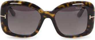 Tom Ford Accessoires, Heren, Bruin, ONE Size, Sandra-02 Zonnebril