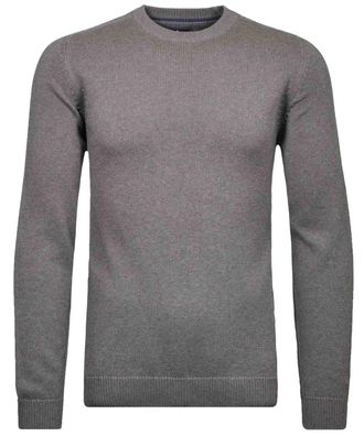 Ragman Rundhalspullover RAGMAN, Herren, Gr. 54, mittelgrau, 100% Baumwolle, Rundhals, Pullover Rundhalspullover