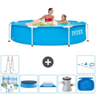 Intex Piscina Con Estructura Redonda - 244x51 Cm - 7-piezas S20395