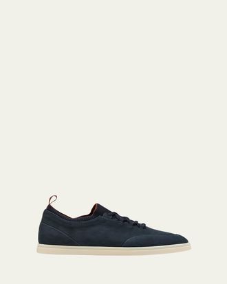 Loro Piana Soho Walk Nubuk Sneakers