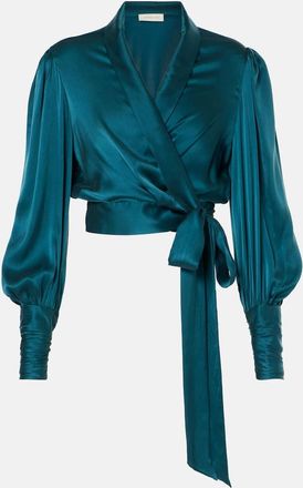 Zimmermann Silk wrap top