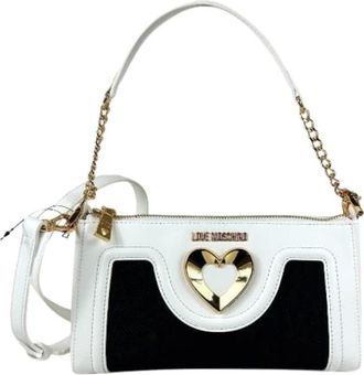 Love Moschino Canvas Tracolla Piccola - Bags - Mujer - Negro - ONE SIZE