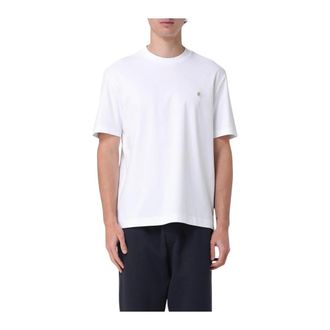 HUGO BOSS T-Shirts, male, White, 3XL, Short Sleeve Crew Neck T-Shirt