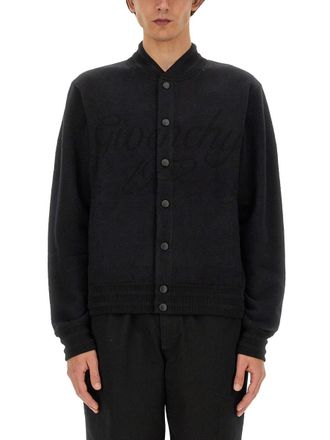 Givenchy Zwarte Nylon Mix Bomberjack