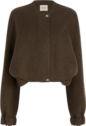 Khaite Chaqueta Bomber de Lana Cordan - Jackets - Mujer - Verde - S