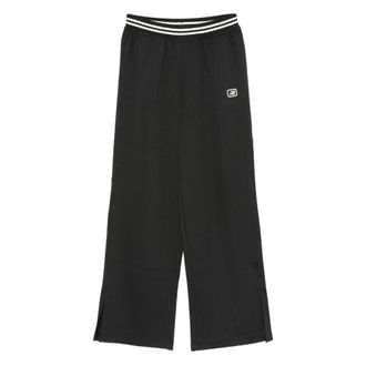 New Balance Elasticated-waistband Split-hem Trousers