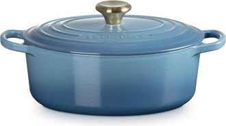 LE CREUSET Coc ov Evo 27 Chambray Pom Oro