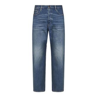 Saint Laurent Vaqueros rectos holgados de tiro medio - Jeans - Hombre - Azul - W36