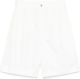 Comme Des Gar&ccedil;ons Shorts con effetto schiarito - Bianco