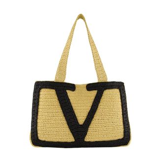 Valentino Garavani Dames, Tassen, Beige, Maat: ONE Size Synthetisch