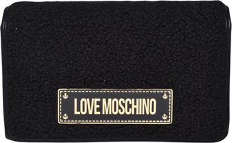 Love Moschino Bolso bandolera de peluche - Bags - Mujer - Negro - ONE SIZE