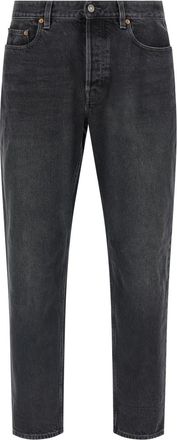 Saint Laurent Black Mid Rise Jeans