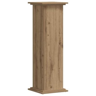 vidaXL Vidaxl - Supporto Per Piante Rovere Artigianale 33x33x100 Cm Truciolato