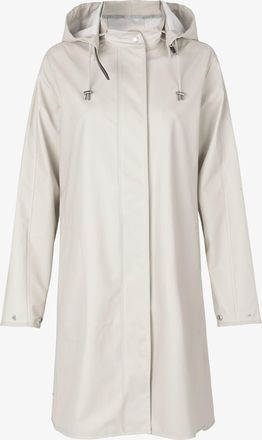 Ilse Jacobsen Womens A-Line Rain Raincoat in Nude - Size 10 UK