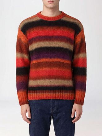 KANGRA Maglia girocollo in lana a righe multicolore