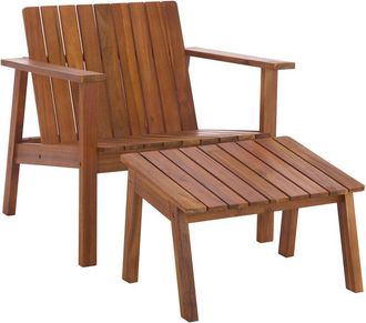 Safavieh Outdoor Fallon Chair & Ottoman