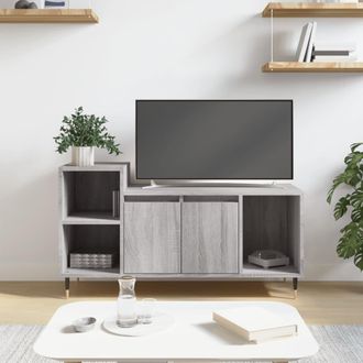 vidaXL Vidaxl - Mueble De Tv Madera Contrachapada Gris Sonoma 100x35x55 Cm