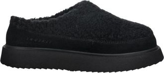 INUIKII Curly Micro - Dames - Pantoffels - Zwart - 37 EU - Leer - Schoenen