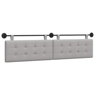 vidaXL Cabecero Colgante Gris Nube Tela Vidaxl