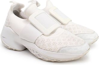 Roger Vivier Viv Run Scuba And Leather Sneakers Size 36