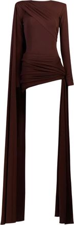 New Arrivals Venus asymmetric dress - Brown