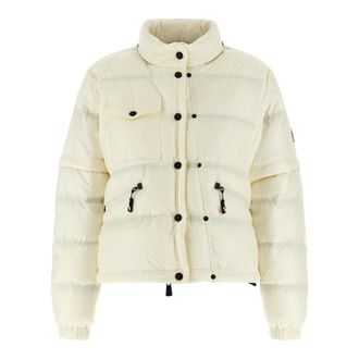 Moncler Winter Jackets, female, White, Size: XS Mauduits Down Jacket