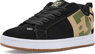 DC Court Graffik SQ Mens Skate Shoes Black/Tan/Olive : 12.5 D - Medium, Leather