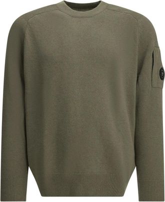 C.P. Company Maglione Lens a girocollo - - Knitwear - Uomo - Grigio - XL