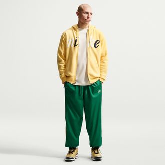 Nike Mens Windrunner Lined Pants in Green | HV8371-365