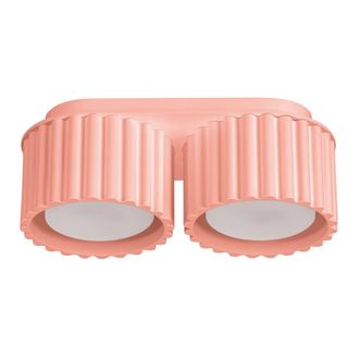 Sollux Lighting L&aacute;mpara de techo aterciopelado aluminio alt. 12 cm